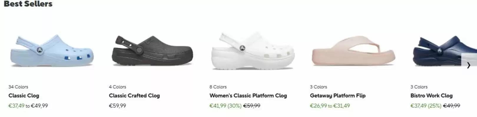 Catálogo Crocs (válido hasta 24-08)
