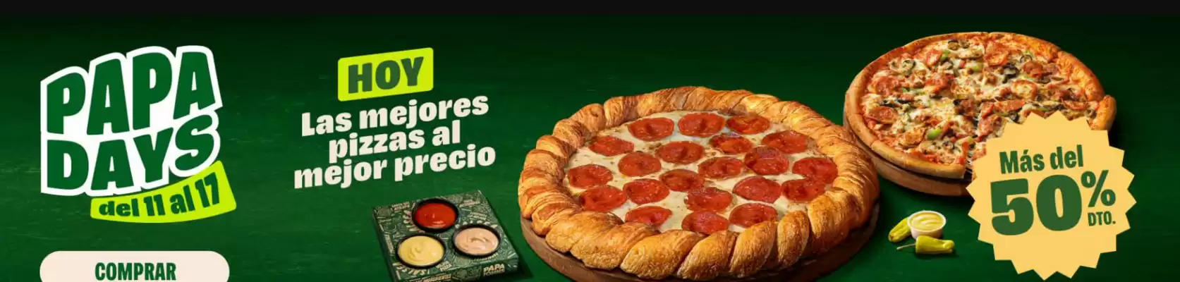 Catálogo Papa John's (válido hasta 31-08)