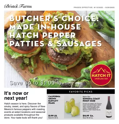 Bristol Farms ad (valid until 26-08)