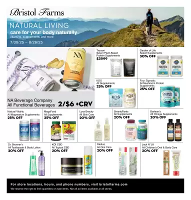 Bristol Farms ad (valid until 26-08)