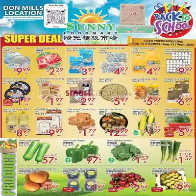 Sunny Food Mart flyer (valid until 21-08)