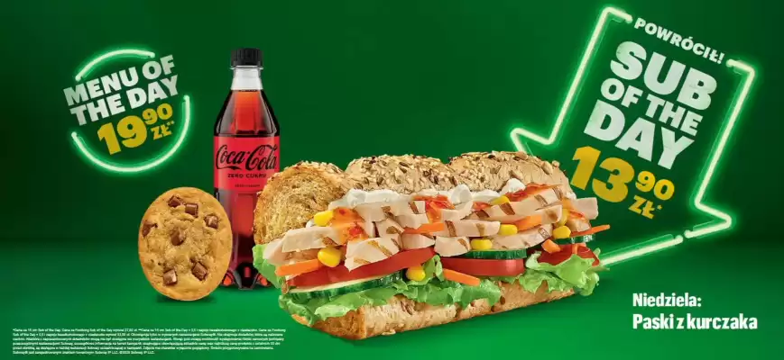 Subway gazetka (ważność do 20-08)