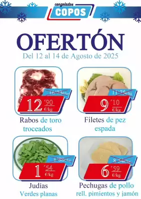 Folleto Congelados Copos