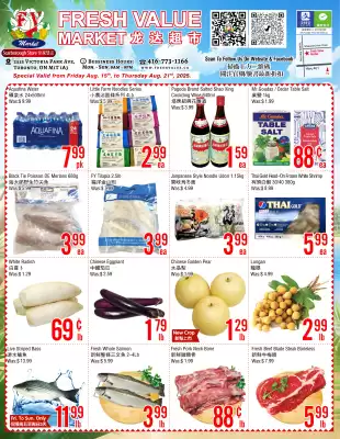 Fresh Value flyer (valid until 27-08)