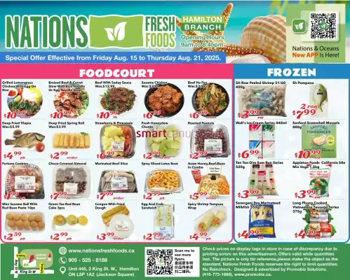 Nations Fresh Foods flyer