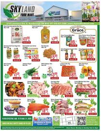 Skyland Foodmart flyer Page 1