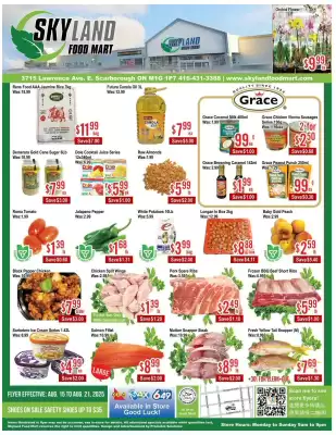 Skyland Foodmart flyer (valid until 29-08)
