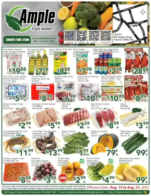 Ample Food Market flyer