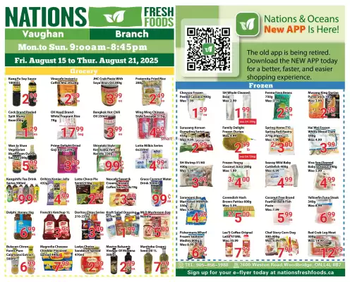 Nations Fresh Foods flyer