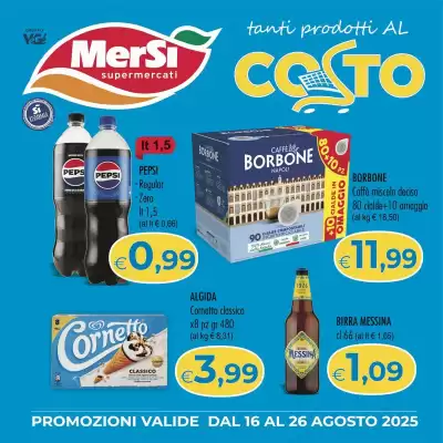 Volantino MerSi Supermercati (valido fino al 26-08)
