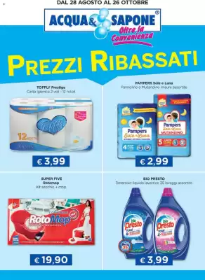 Volantino Acqua & Sapone