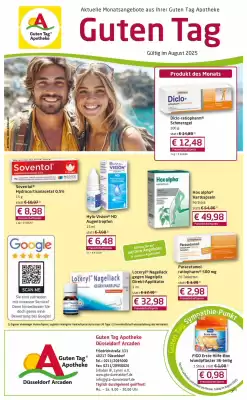 Guten Tag Apotheke Prospekt (gültig bis 31-08)