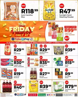 Take 'n Pay catalogue (valid until 15-08)