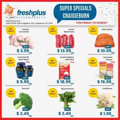 Fresh Plus Supermarkets catalogue
