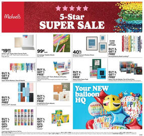 Michaels flyer week 33 Page 1