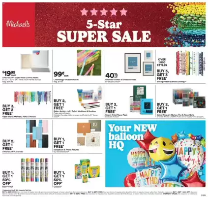 Michaels flyer
