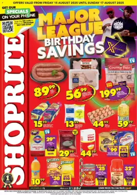 Shoprite catalogue (valid until 17-08)