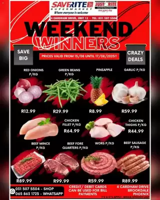 Saverite catalogue (valid until 17-08)