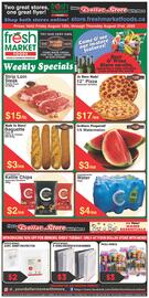 Fresh Market Foods flyer week 33 Page 1