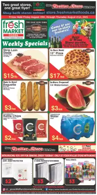 Fresh Market Foods flyer (valid until 21-08)