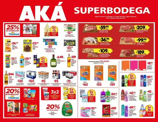 Catálogo AKÁ Superbodega (válido hasta 17-08)