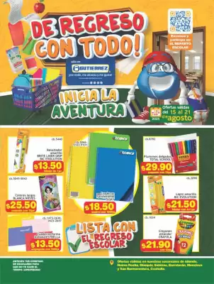 Catálogo Super Gutiérrez (válido hasta 21-08)