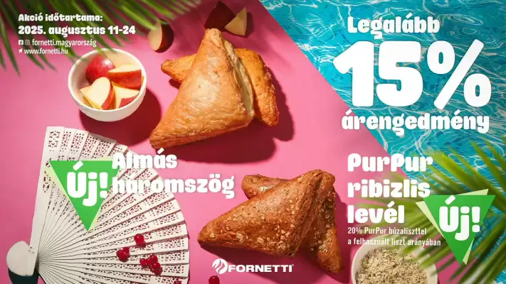 Fornetti akciós újság (érvényes eddig: 24-08)