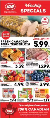 Market Place IGA flyer (valid until 21-08)