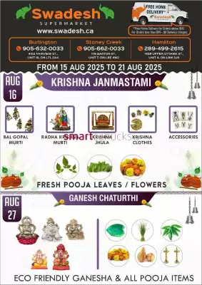 Swadesh Supermarket flyer (valid until 21-08)