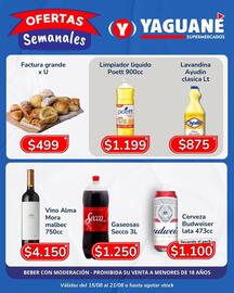 Catálogo Yaguane Supermercados semana 33 Página 1