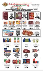 Lishman's City Market Weekly Ad week 33 Page 1