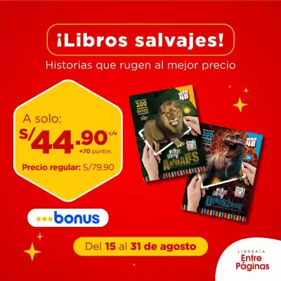 Catálogo Entre Páginas (válido hasta 31-08)