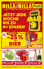 Billa Flugblatt woche 33 Seite 1