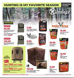 Runnings Weekly Ad Page 1