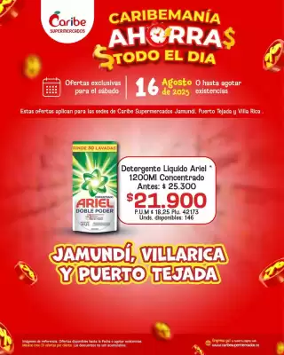 Catálogo Caribe Supermercados (válido hasta 16-08)