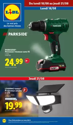 Catalogue Lidl (valable jusqu'au 21-08)
