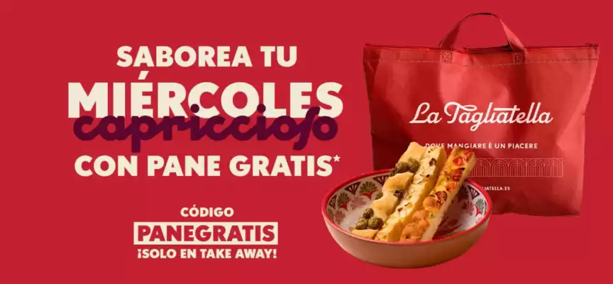 Folleto La Tagliatella (válido hasta el 31-08)