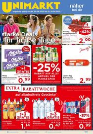 Unimarkt Flugblatt woche 34 Seite 1