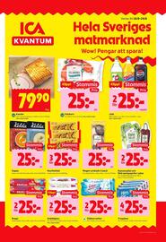 ICA Kvantum reklamblad vecka 34 Sida 1