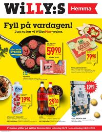 Willys Hemma reklamblad vecka 34 Sida 1