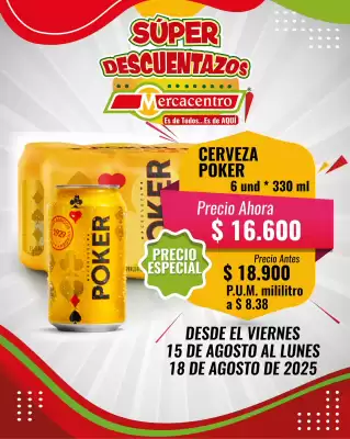 Catálogo MercaCentro (válido hasta 18-08)