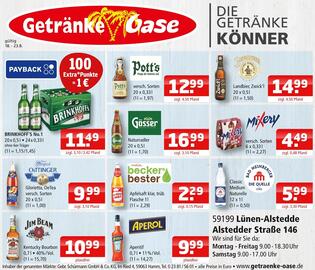 Getränke Oase Prospekt woche 34 Seite 1