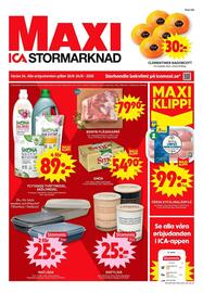ICA Maxi reklamblad vecka 34 Sida 1