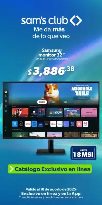 Catálogo Sam's Club (válido hasta 18-08)