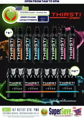 Super Save catalogue (valid until 30-08)