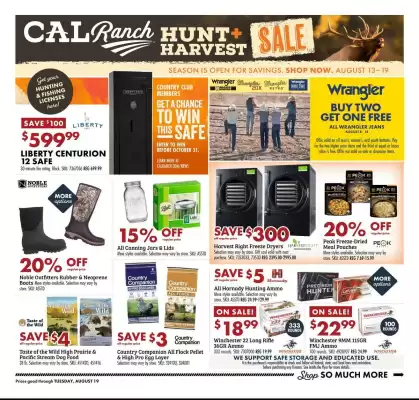 C A L Ranch Stores Weekly Ad (valid until 19-08)