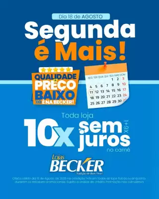 Catálogo Lojas Becker (válido até 18-08)
