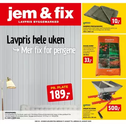 jem & fix kundeavis (gyldig til 23-08)
