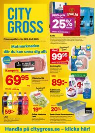 City Gross reklamblad vecka 34 Sida 1