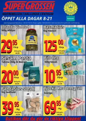 Supergrossen reklamblad